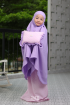 Telekung Safira in Lilac Purple